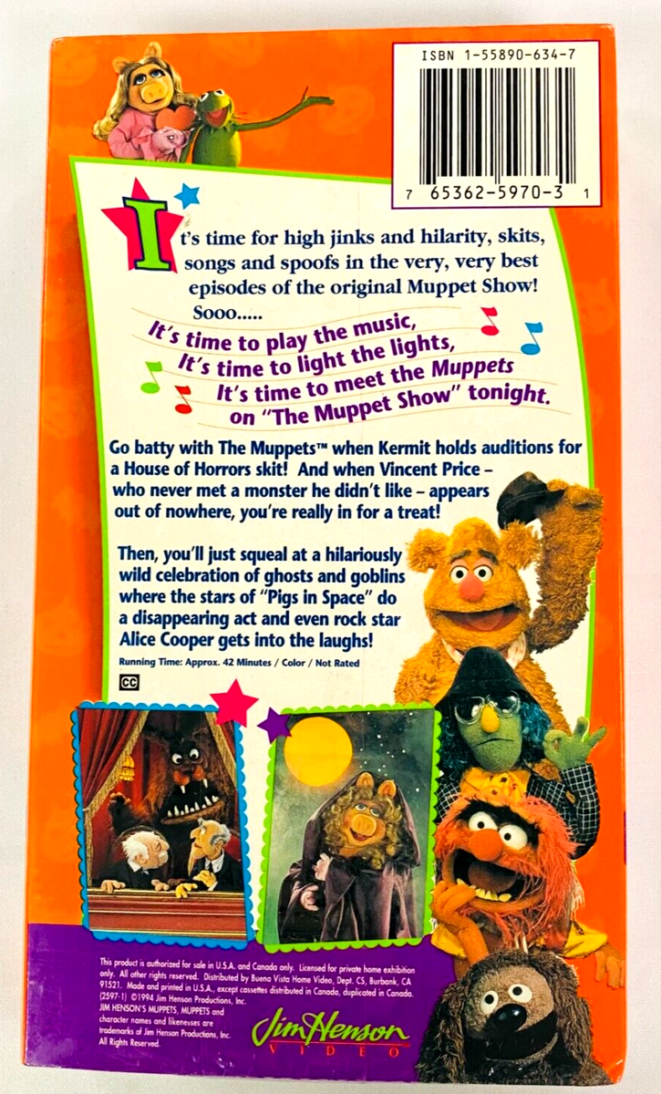 Muppet Show, The: Monster Laughs with Vincent Price (VHS, 1996
