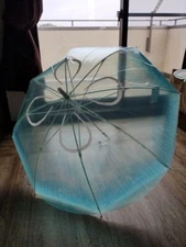 YOU+MORE! Umbrella Moon Jellyfish Design Blue Green Sea Ocean color