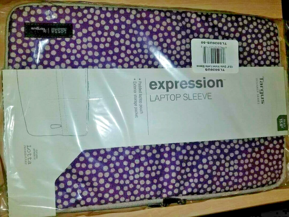 FUNDAS ACOLCHADAS PARA PORTÁTIL TARGUS DESIGNER SERIES 15.6" 2 CALIDAD (PAQUETE DE 2) TOTALMENTE NUEVAS Foto 3 de 4