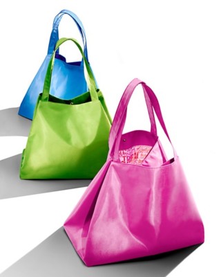 Bloomingdale Plastic Tote Travel Bag