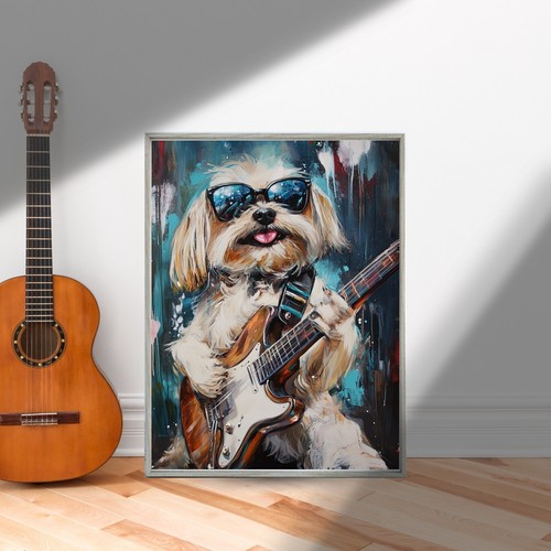 Shih Tzu Rockstar Puzzle 300/500/1000 Teile - Bild 2 von 3