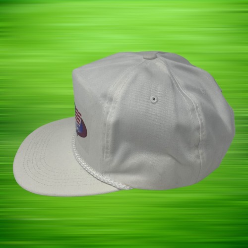 Vintage 2000 Bush Cheney Rope Trucker Snapback Hat Election Cap USA White - Picture 3 of 9