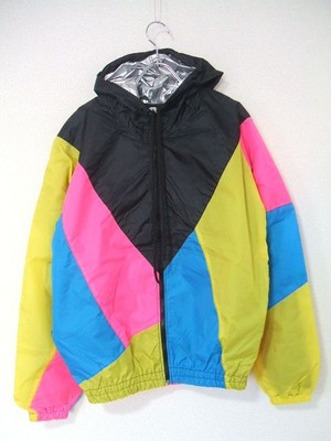 no name Hood body patchwork jacket Nylon jacket Multicolor mens 