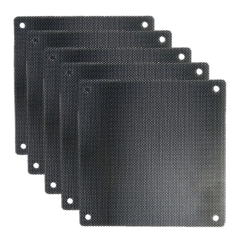 5 Pieces PC Fan Frame Dust Mesh Cooler Filters Dustproof PVC Cover 12/14/9/8/7cm