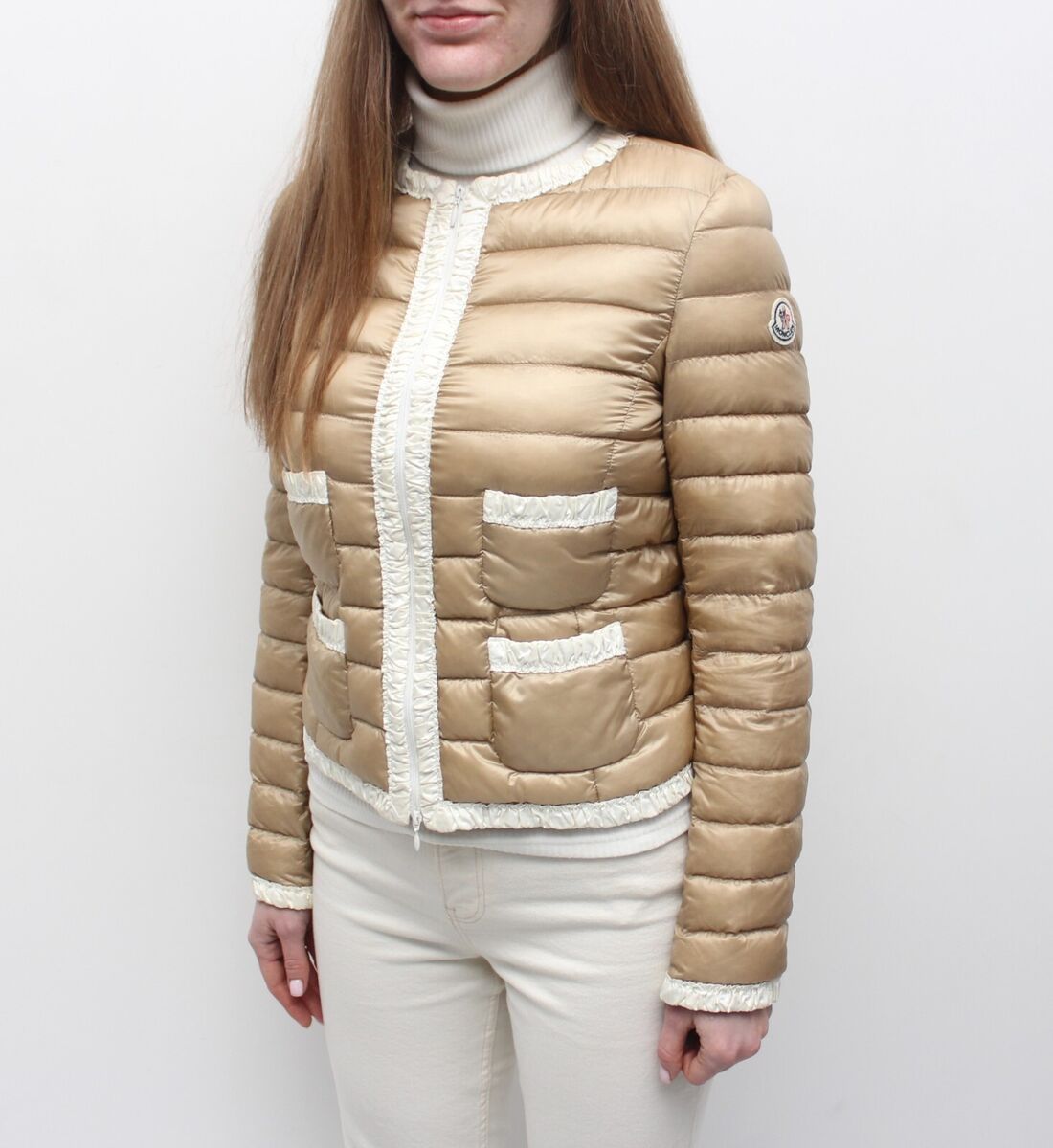 Women's MONCLER Flavienne Quilted Down Puffer Jacket Full Women's MONCLER Flavienne Quilted Down Puffer Jacket Full