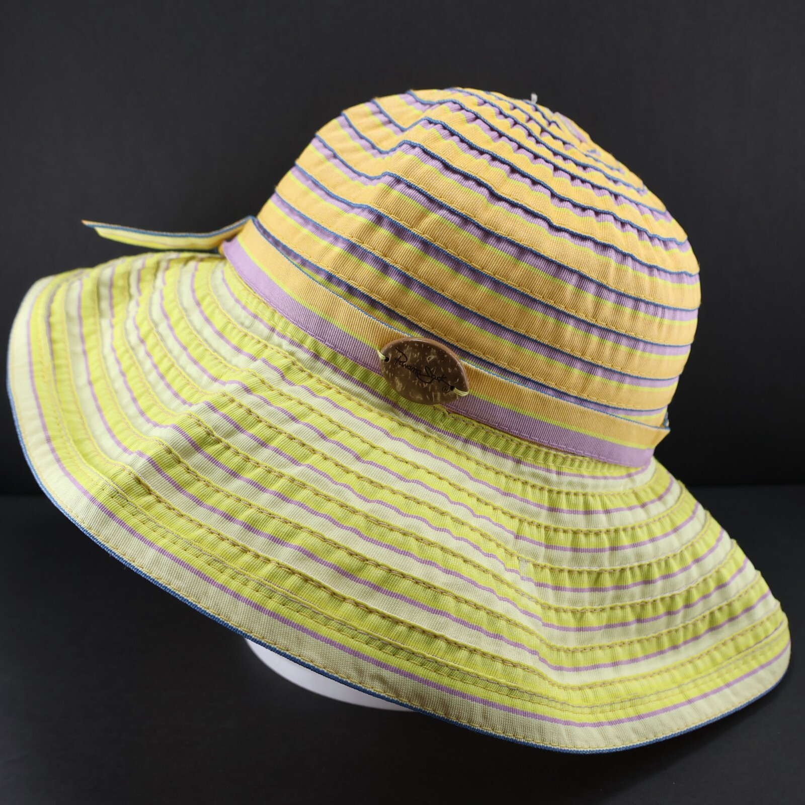 Panama Jack Ladies Yellow Sun Hat, One Size
