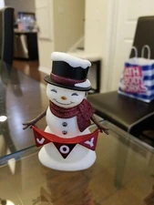 Bath & Body Works SNOWMAN JOY Wallflower NIGHTLIGHT Plugin Diffuser 