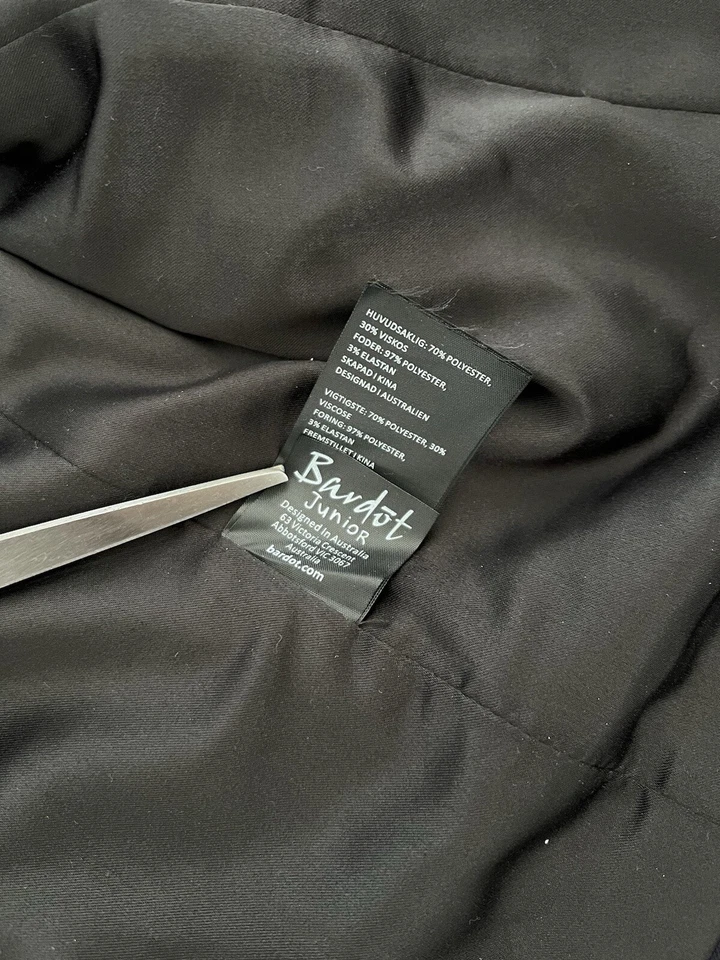 Vintage Bardot Junior Blazer Boys Size 10 Blue Jacket Coat Button Up Event Y2K - Image 4 of 4