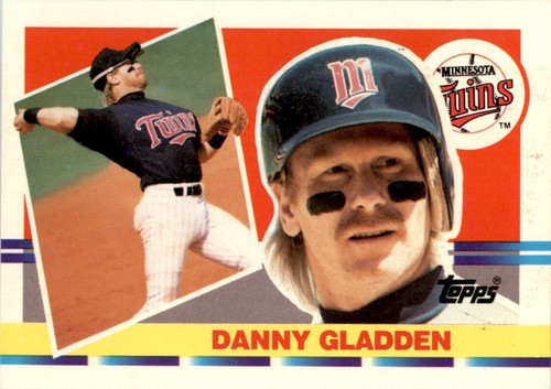 1990 Topps Big Danny Gladden Minnesota Twins #147 Baseball Card