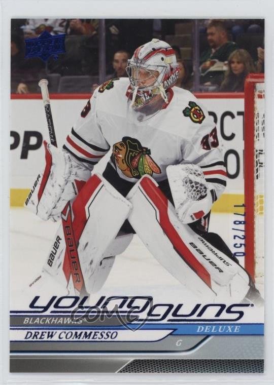 2024-25 Upper Deck Series 2 Young Guns Deluxe 178/250 Drew Commesso #488 1rg2