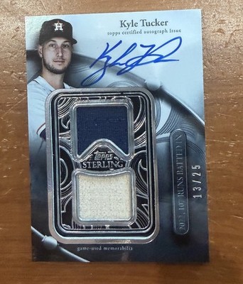 Kyle Tucker 2024 Topps Sterling Auto /25 Patch Bat 🔥 Astros SWAR-KT Dodgers...