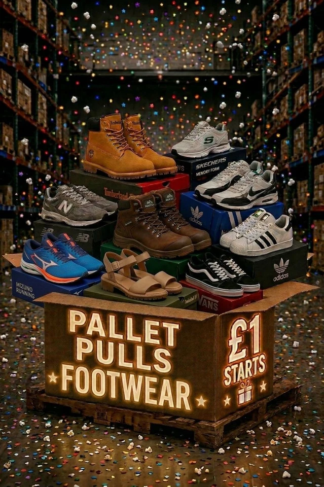 £1 Branded Footwear Skechers, Nike, Adidas Mizuno Clarks School & More ...