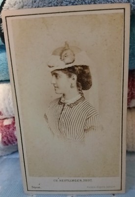CDV Adelina Patti - Opera Soprano - 1870