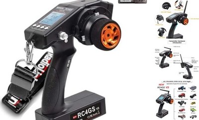 DTXMX Radiolink RC4GS V3 5 Channels RC Transmitter and Gyro Receiver R6FG 
