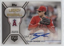 2019 Topps Legacy of Baseball 150th Anniversary 105/150 Tyler Skaggs Auto 13h9