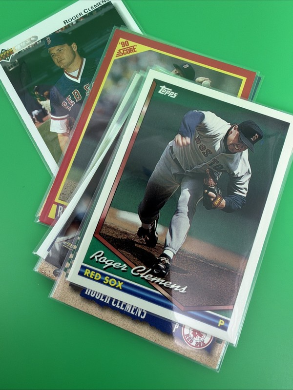 Roger Clemens 10 Card Lot Boston Red Sox Top Pitcher ⚾️