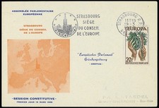 OH2av Constitutive Parlement européen 03-1958, Election R. SCHUMAN (20F Europa,