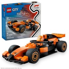 LEGO City F1 Pilota con Modellino Auto da Corsa McLaren Racing Playset 60442