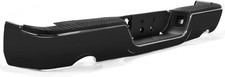 Gloss Black Rear Bumper For 09-18 Dodge Ram 1500 Dual Exhaust Wo Sensor Holes
