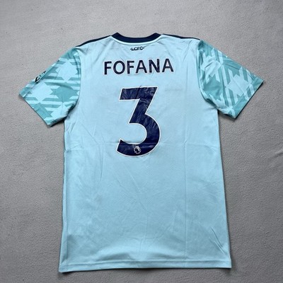 Wesley Fofana (3) Leicester City 2021/22 Away Fußball Trikot Adidas Größe S