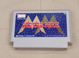Data East Metal Max Famicom game with box and manual