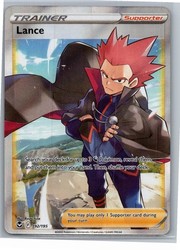 Lance 192/195 Silver Tempest Full Art Ultra Rare Holo Trainer
