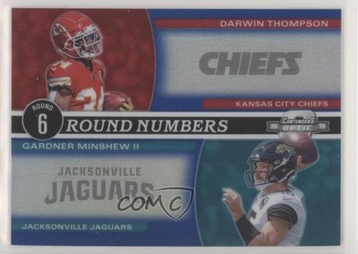 2019 Panini Contenders Optic Blue Prizm 47/99 Darwin Thompson Rookie RC 0o6v