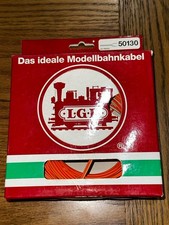 LGB 50130 Orange/White 2-Wire Cable, 20 m approx. 20 AWG -NEW