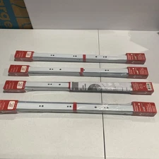 4 Pairs Richelieu -22'' Euro Rolling Drawer Side Mount- 3/4 Extension 75 lbs