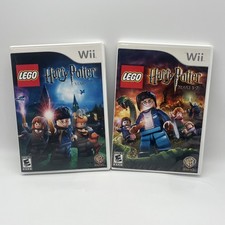 LEGO Harry Potter: Years 1-4 and 5-7 set of 2 - Nintendo Wii TESTED & Working