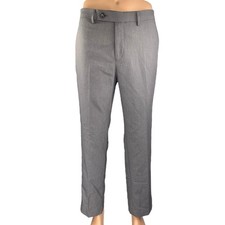 NEW Lauren Ralph Lauren Men's Gray Classic Fit Trousers Dress Pants Size 34x30