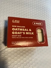 New Zealand Oatmeal  Goat  s Milk 2 Bar Soap Triple Milled