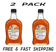 Maple Grove Farms Pure Maple Syrup,12.5 fl oz Pack Of 2