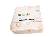 The Big One Kids Twin Sheet Set Unicorn Rainbow Extra-Soft 3 Piece White Bedding