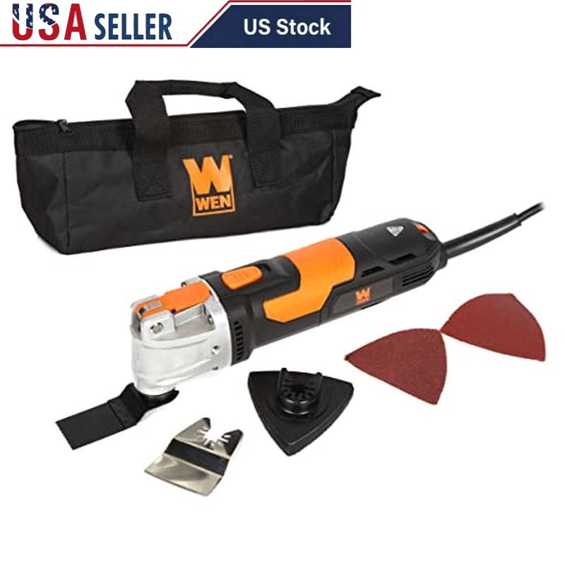3.5A Variable Speed Oscillating Multi-Tool Kit with Accessories and Carrying Case