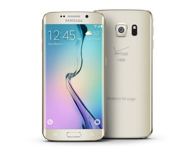 Samsung Galaxy S6 Edge, Unlocked | 32GB, Gold, 5.1in | B+ Grade, Shadow | SMG925