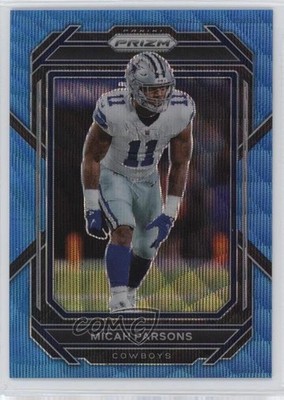 2022 Panini Prizm Blue Wave Prizm /199 Micah Parsons #82 1k5