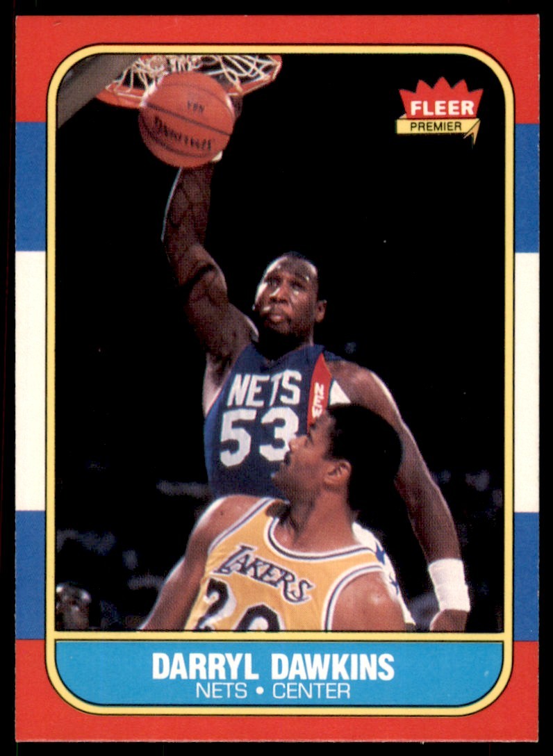 1986-87 Fleer Set Break Darryl Dawkins #24 NM-MT or BETTER