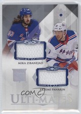 2023 Upper Deck Ultimate Collection Ulti-Mates Mika Zibanejad Artemi Panarin uk2