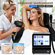 10 Bar! Large Screen 808nm Ice point Painless Diode Laser Hair Removal Machine