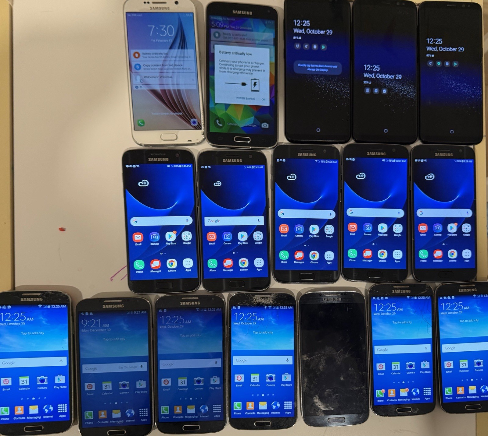 Galaxy S4 S5 S6 S7 S8 Fair To Great Condition