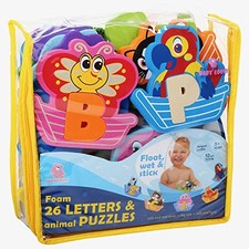 Bath Foam Alphabet Letters Toys - Non-Toxic Bathtub ABC Letters for Kids Todd...