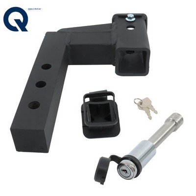 LABLT 5'' 7'' 9'' Steel Hitch Adapter 2 Inch Receiver 6 Inch Lift Drop 10000LB