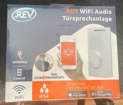 REV WiFi Audio Türsprechanlage AD1 WiFi Audio Türsprechanlage - Link2Home