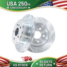 11.34" AWD Rear Drilled Brake Rotors for 1999-2003 Toyota Highlander Lexus RX300