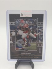 2018 Panini Human Highlight Reel Gold Knight 9/20 Kareem Hunt #13 fm0