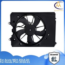Driver Side Radiator Fan Assembly Fit For Acura MDX 2014-20 Honda Pilot 2016-21