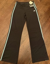 Adidas ClimaLite Loose Pants Black Ocean XS Comfort Lightweight Women NWT