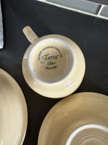 Fiestaware 5-Piece + 1 Fruit Bowl Place Setting Ivory 830-330 Retired NIB USA - Picture 11 of 19