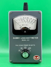 Vintage B&W Model: 333 10-250W Dummy Load - Wattmeter